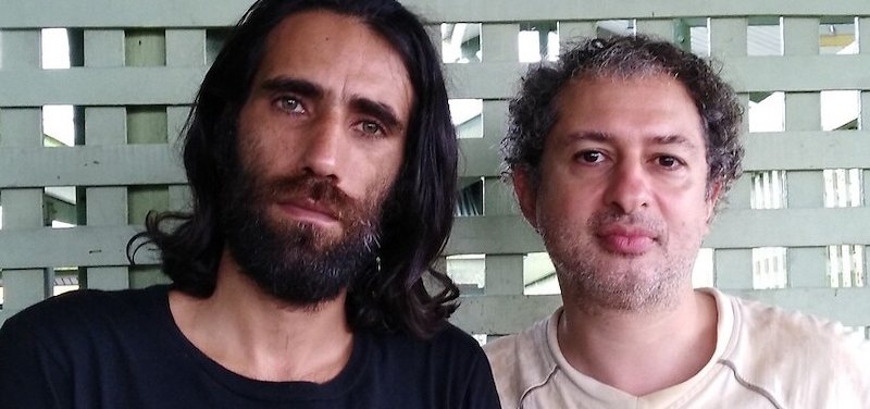 Behrouz Boochani and Omid Tofighian